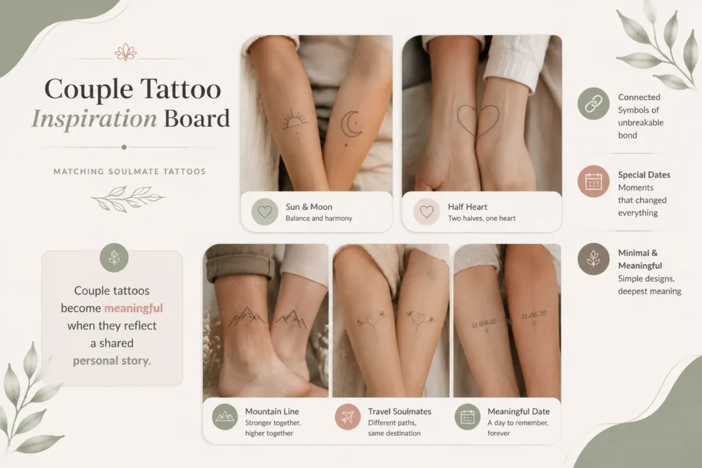 Couple Love Tattoo Designs for Different Personalities