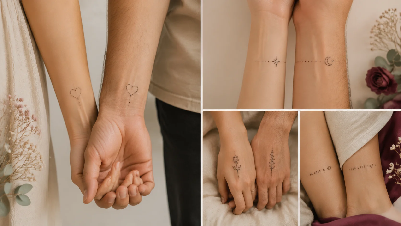 Couple Matching Tattoos With Meaning and Ideas