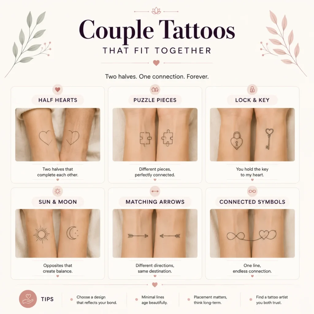 Couple Tattoos That Fit Together
