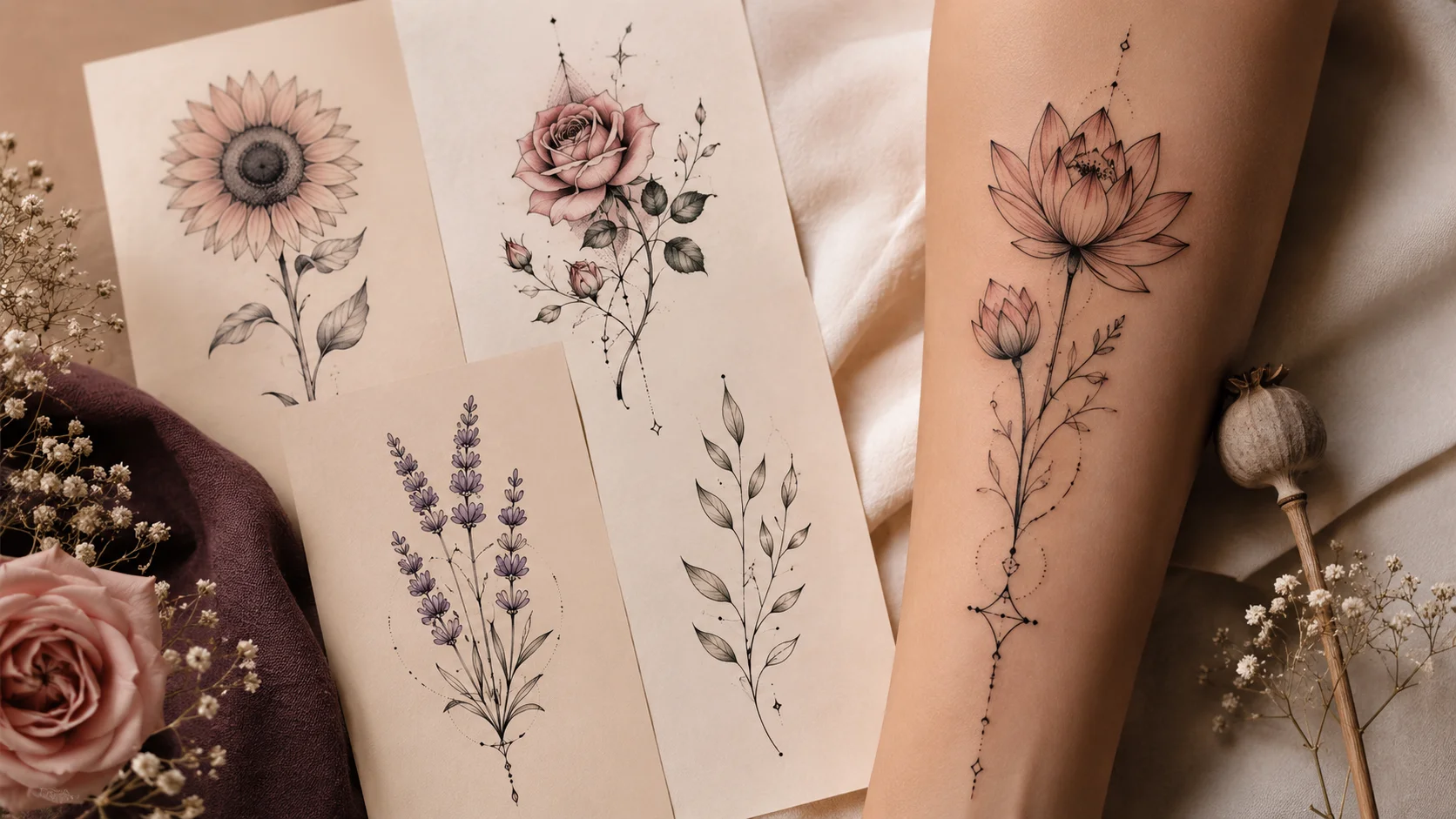Meaningful Flowers for Tattoos