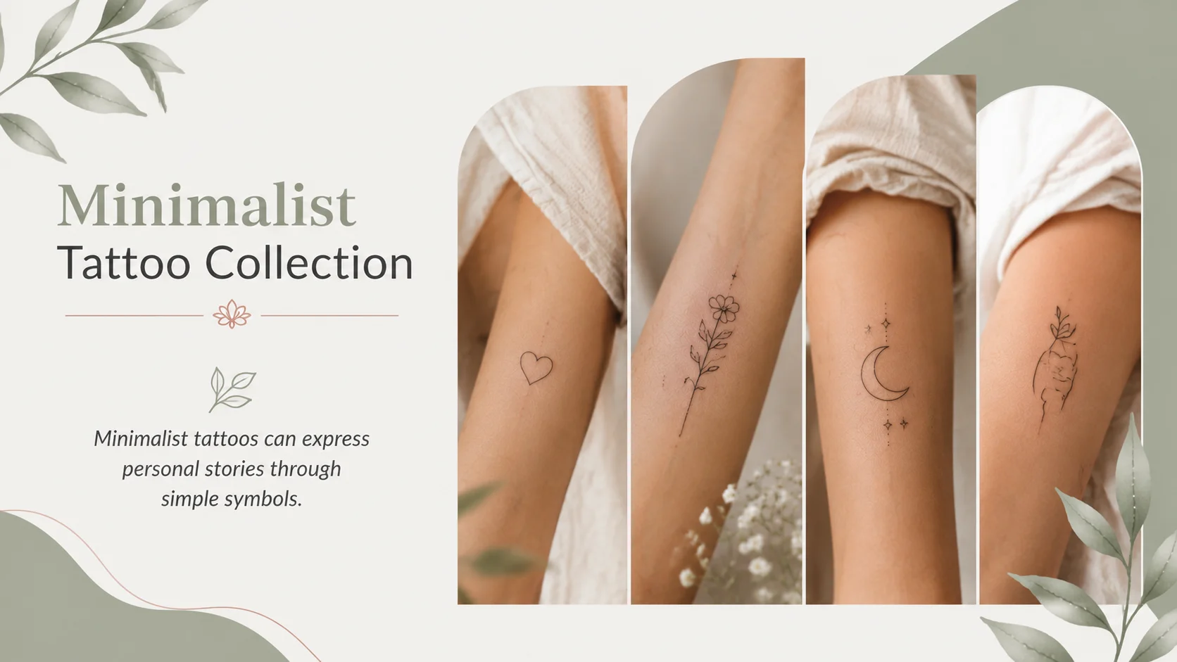Minimalist Tattoos Symbolizing Memories