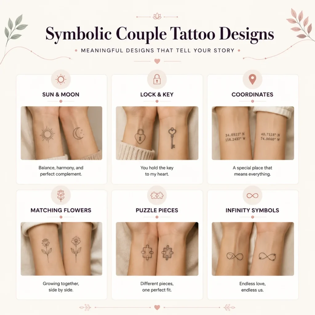 Symbolic Couple Tattoos That Tell a Story