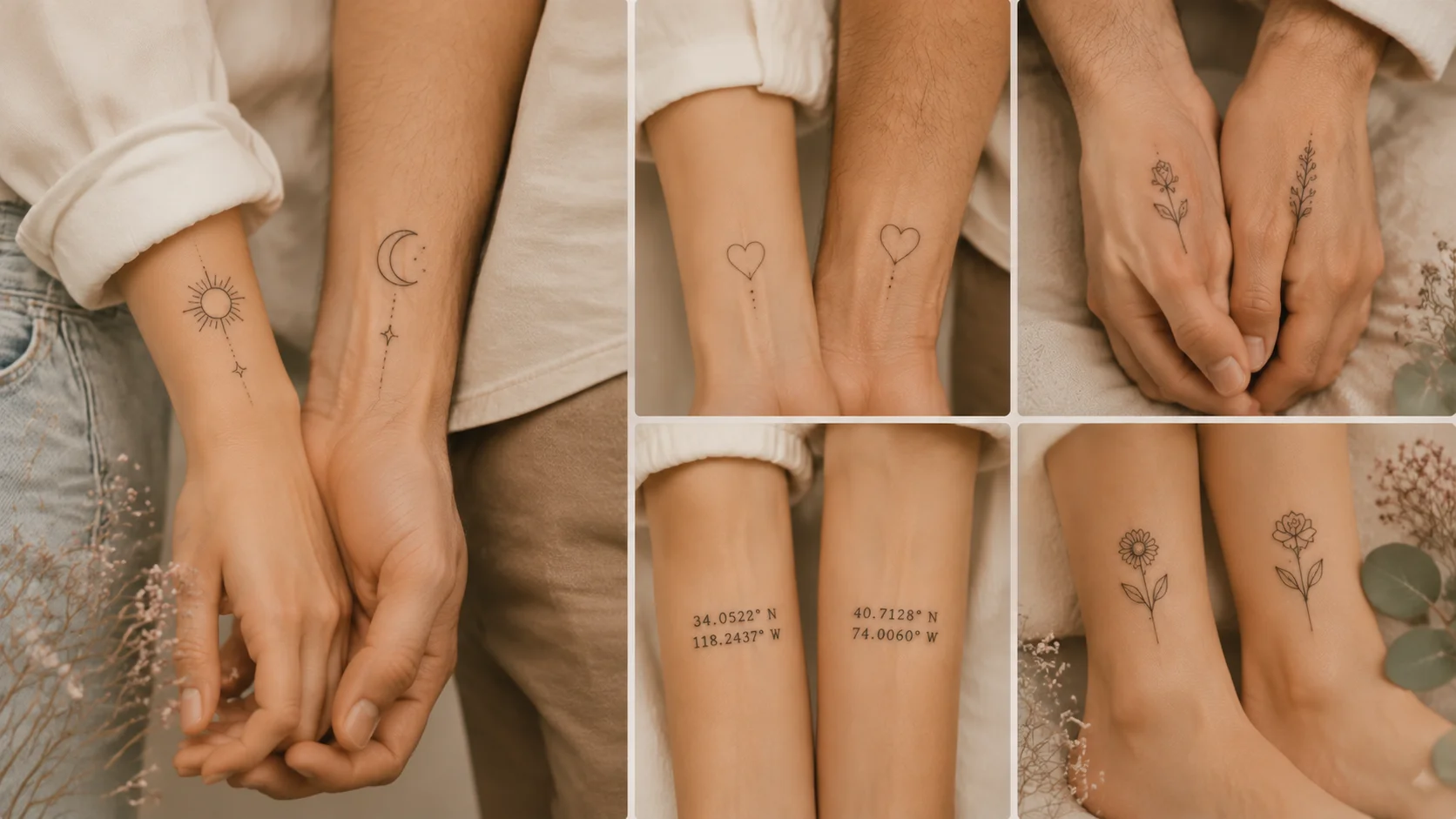 Symbolic Couple Tattoos With Meaning and Ideas