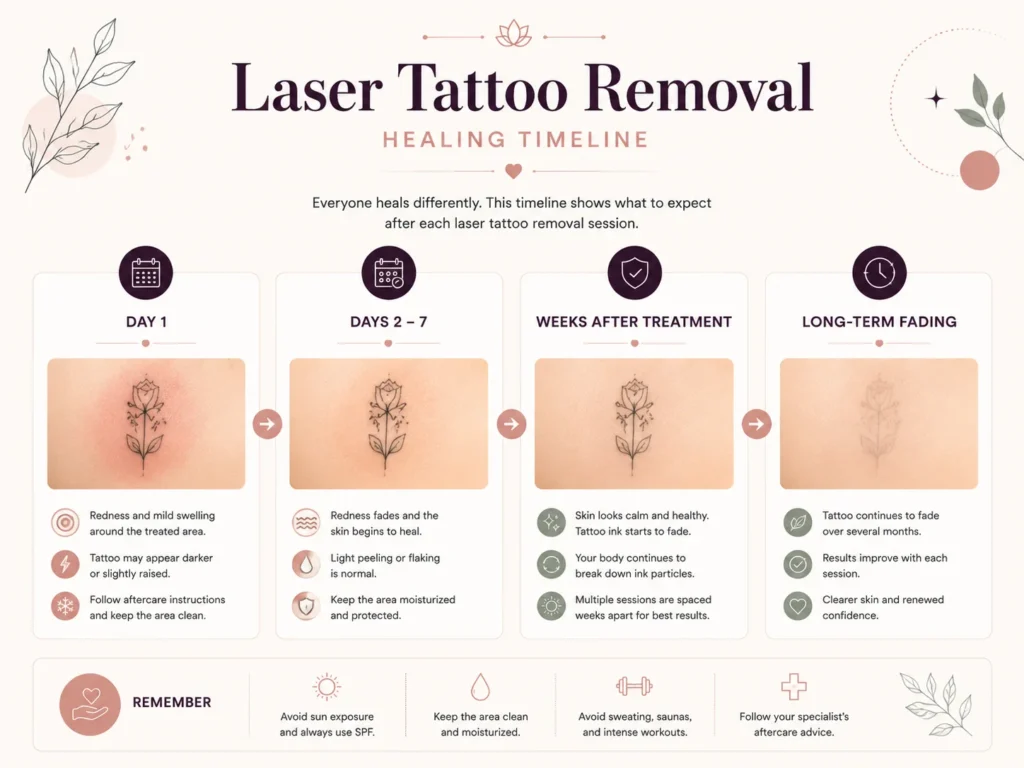 Tattoo Removal Healing Timeline